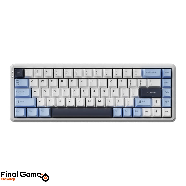 کیبورد ایجز مدل AK680 Max Blue