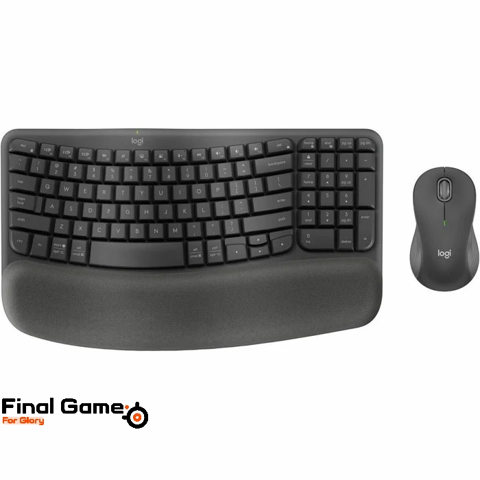 کیبورد و موس بیسیم  لاجیتک مدل wave combo