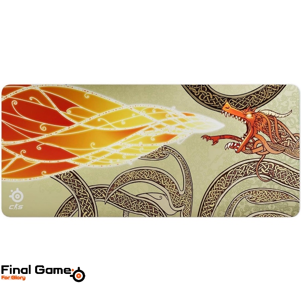 موس پد استیل سریز مدل QcK XXL CS2 Dragon Lore Edition